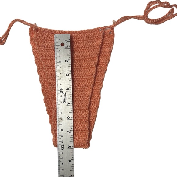 Crochet Coral Bikini Set - Picture 5 of 6